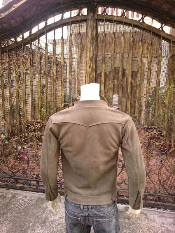 Áo nam da cừu lộn cao cấp AKD113