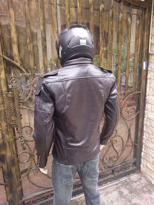 Áo Da Moto Da Bò Nam Cao Cấp AKD123