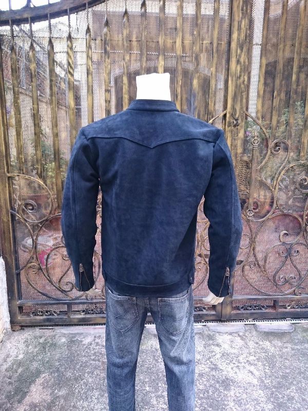 Áo nam da cừu lộn cao cấp AKD114