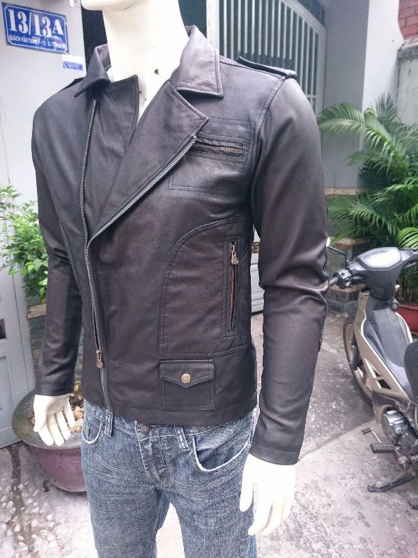 Áo Da Cừu Xịn - Áo Da Nam AKD125