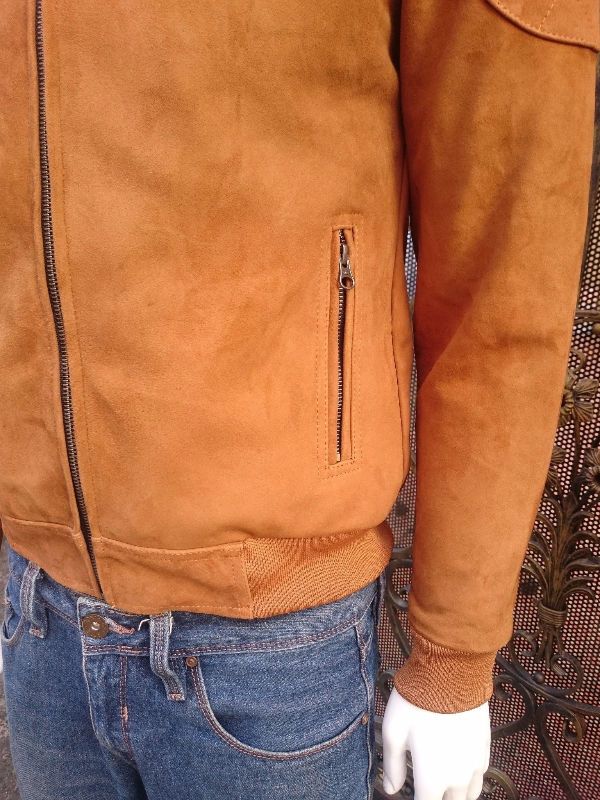 Áo nam da cừu lộn cao cấp AKD138