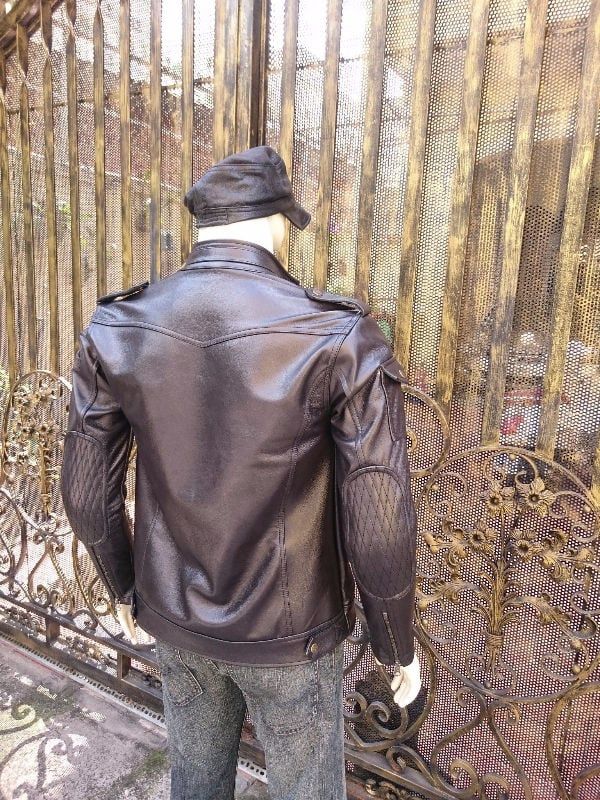 Áo da bò nam cao cấp AKD131