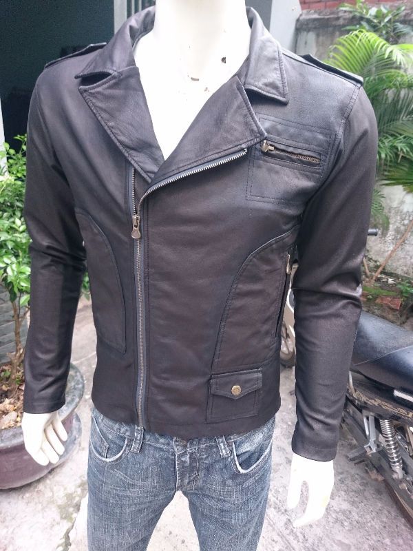 Áo Da Cừu Xịn - Áo Da Nam AKD125