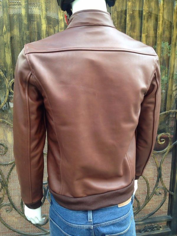 Áo Da Bò Nam Cao Cấp - Áo Da Thật - Áo Da Nam Xịn AKD144