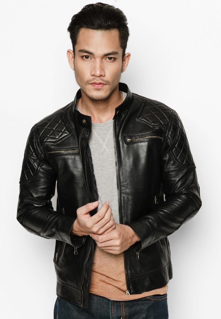 Áo Da Nam Cao Cấp - Da Cừu Nhập Khẩu AKD148