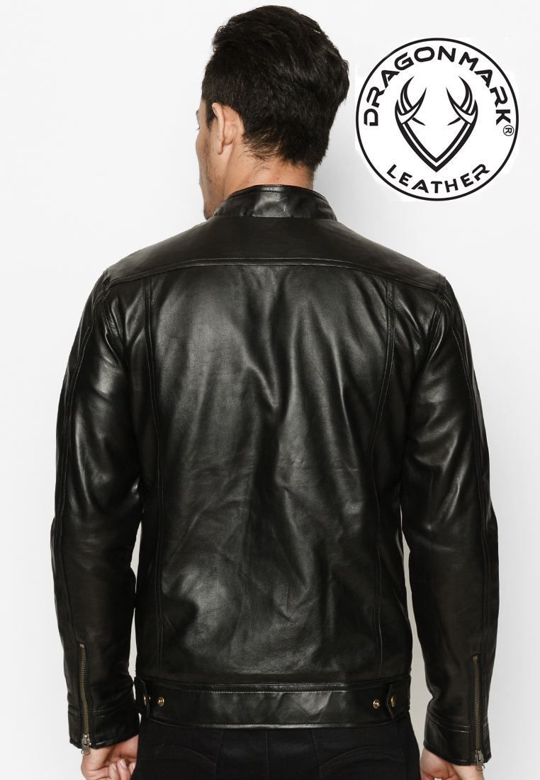 Áo Da Thật - Da Cừu Cho Nam AKD150