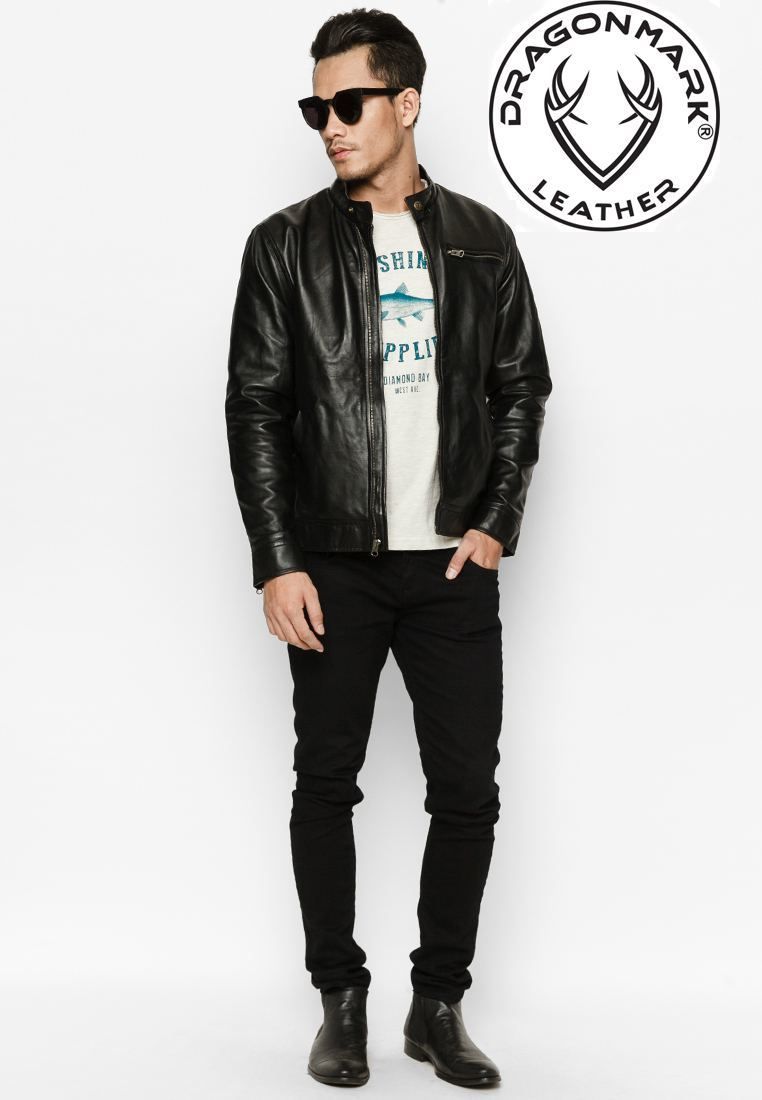 Áo Da Thật - Da Cừu Cho Nam AKD150