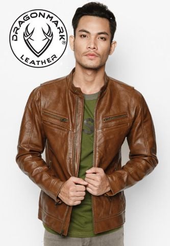 Áo Da Nam - Da Bò Thật 100% - AKD155