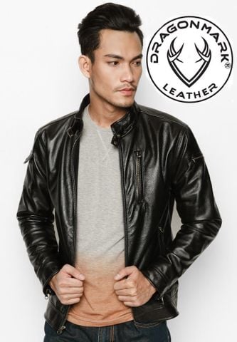 Áo Da Moto - Áo Bảo Hộ Moto - Áo Da Nam AKD162