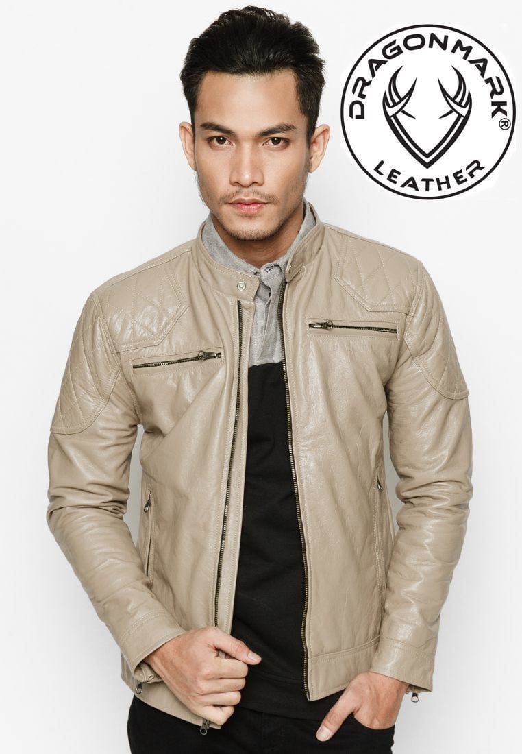 Áo Da Nam Đẹp - Da Bò Cao Cấp Xịn AKD168