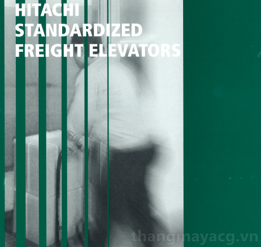 Cửa thang máy tải hàng Hitachi