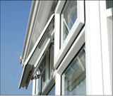 Cửa mở hất nhôm hệ Huyndai hệ 120mm loại 1