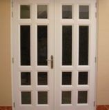 Cửa sắt giả gỗ gg25