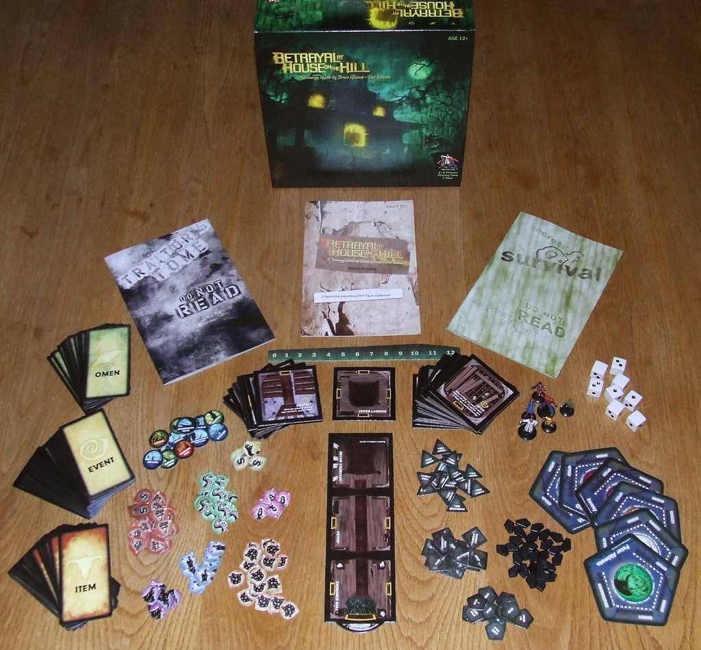 board game house on haunted hill