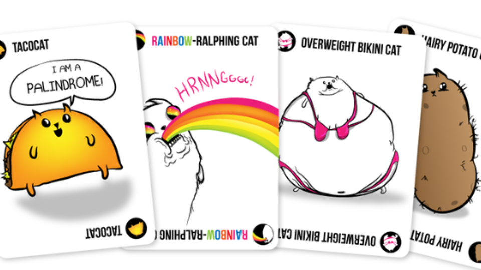 x2gtrz exploding kittens kickstarter