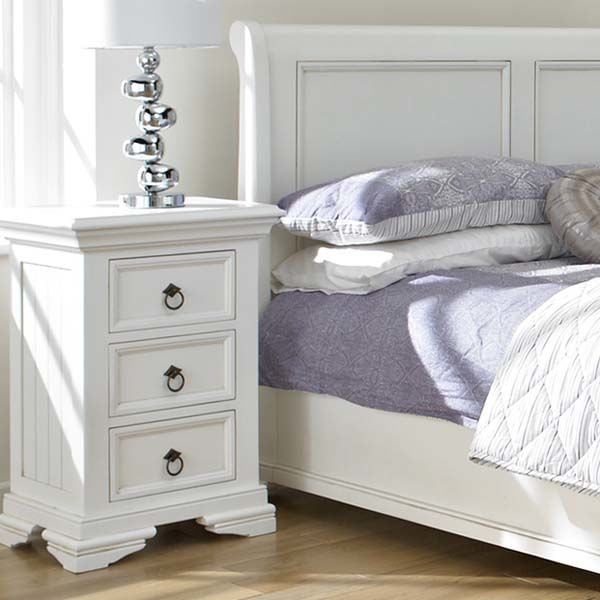 Tủ đầu giường bộ Caden #5292WHI