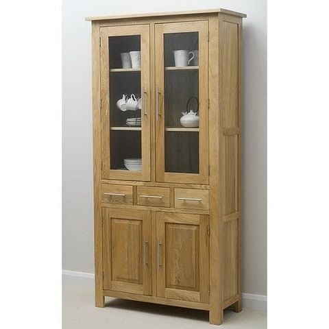 Tủ kính gỗ sồi #5994