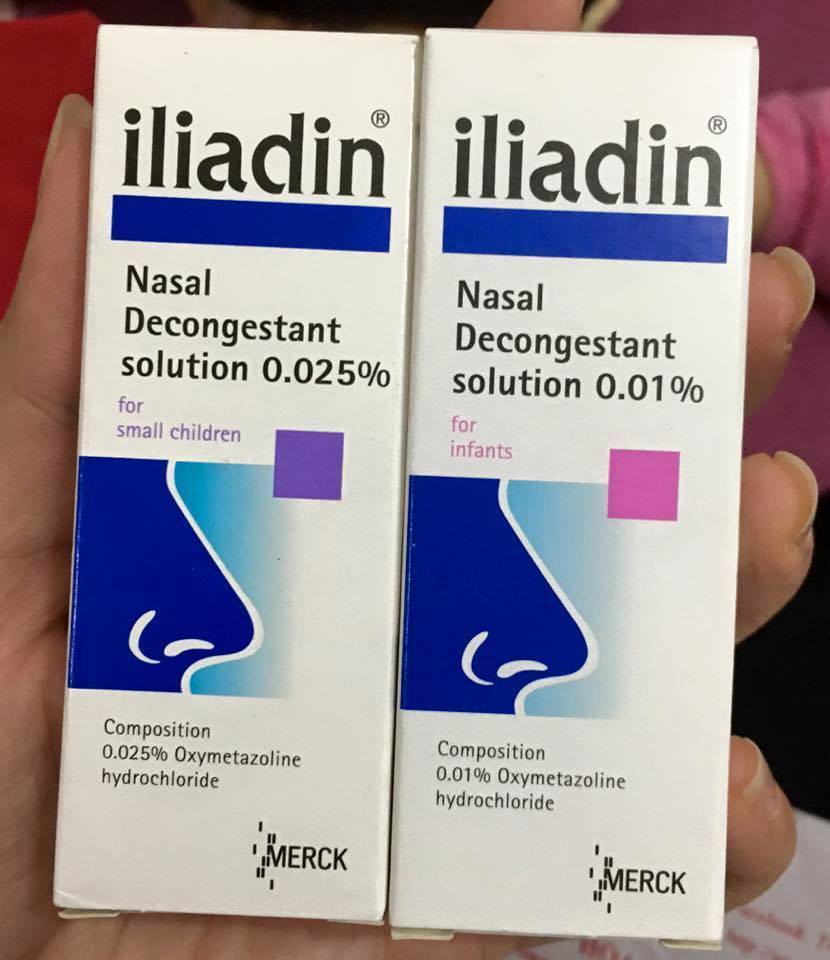Thuốc nhỏ mũi Iliadin 0.01% (5ml)