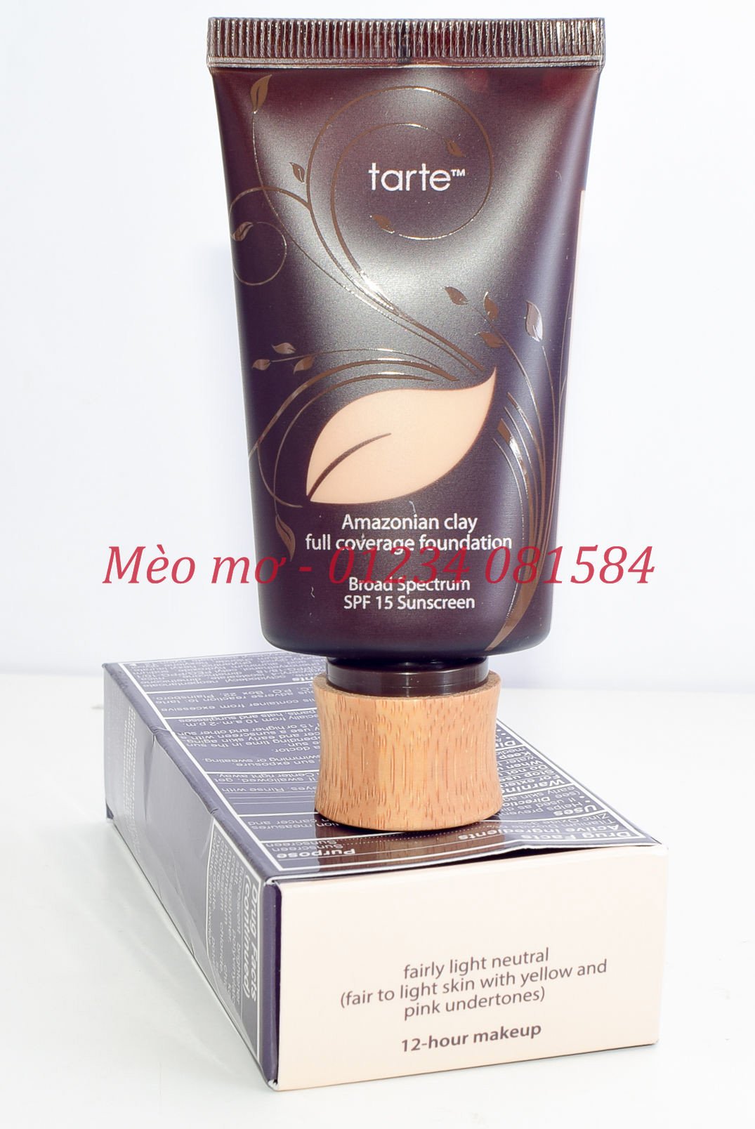Amazonian clay 12-hour full coverage foundation SPF 15