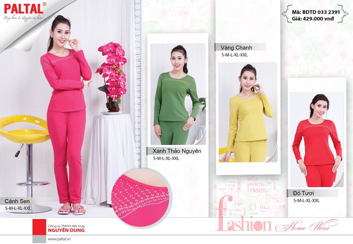 Bộ Sưu Tập Thu Đông 2016 - Đồ Bộ Thu Đông Đẹp Nhất - Thương Hiệu Đồ Mặc Nhà Cao Cấp PALTAL