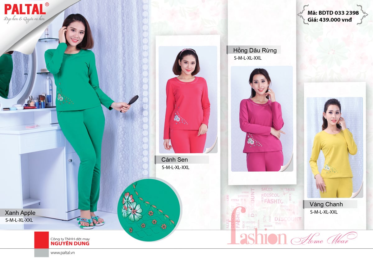 Bộ Sưu Tập Thu Đông 2016 - Đồ Bộ Thu Đông Đẹp Nhất - Thương Hiệu Đồ Mặc Nhà Cao Cấp PALTAL