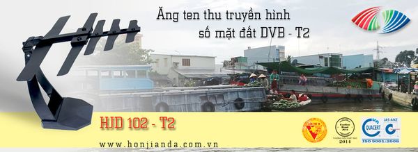 Honjianda cho ra mắt sản phẩm Ăngten Thu Truyền Số Mặt Đất HJD 102 - T2