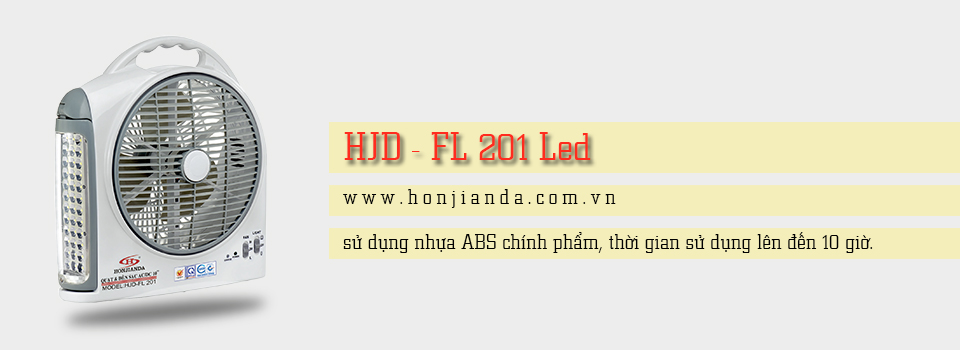 Phần 2: Tìm hiểu về Quạt sạc Honjianda HJD FL - 201 LED