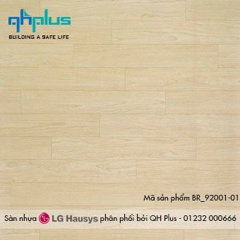  Sàn nhựa Bright vân gỗ BR_92001-01 (hàng đặt trước) 