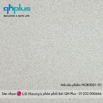 Sàn nhựa LG Elstrong Nobleart xám nhạt NOB5001-01