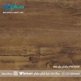 Sàn nhựa Winton vân gỗ long não PW2009