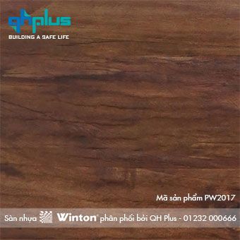 Sàn nhựa winton vân gỗ long não PW2017
