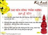 Xông nhà bằng trầm hương dịp lễ tết