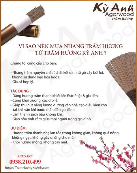 Nhang trầm hương nguyên chất