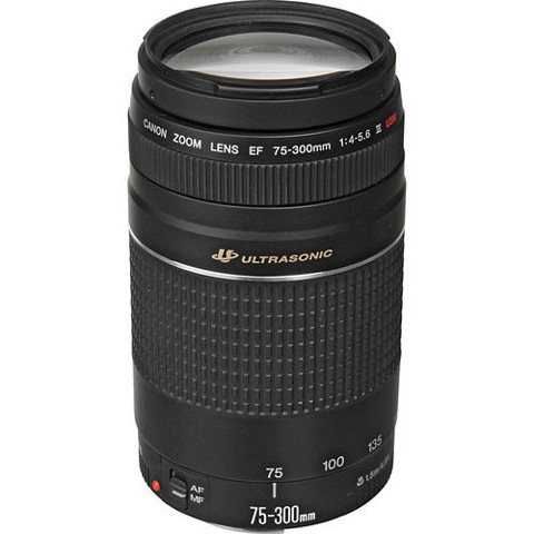 Canon EF 75-300mm F/4.0-5.6 III Lens for Digital Rebel T4i T3i T2i.. 50D 10D 7D