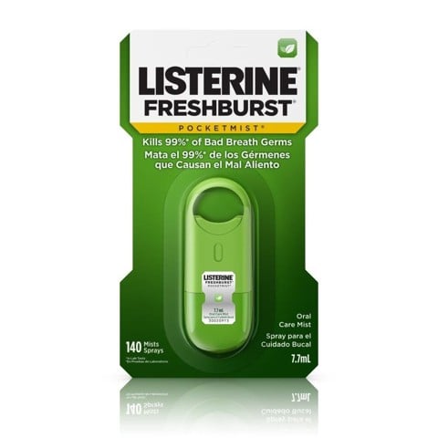 Xịt thơm miệng Listerine Pocket Mist, 7.7ml - vị Freshburst