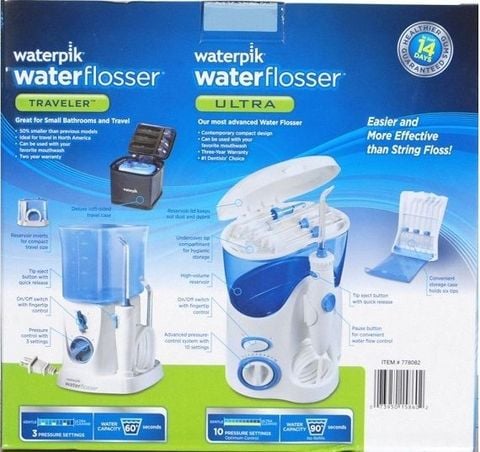 KHUYẾN MÃI - Tăm nước Waterpik Combo Ultra Water Flosser WP-130 + WP-305