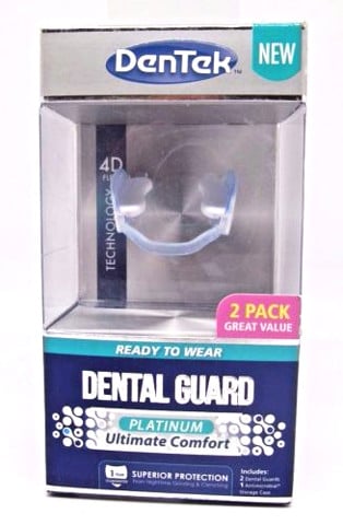 Hàm nhựa chống nghiến DenTek Platinum Dental Guard (2 cái) - Không chứa BPA & Latex