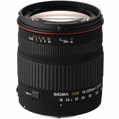 Lens Sigma 18-200 F3.5-6.3 DC