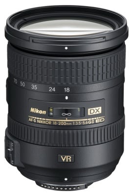 Nikon AF-S DX NIKKOR 18-200mm f3.5-5.6 G ED VR II