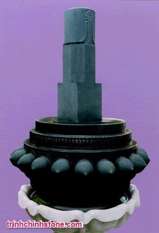 tháp nước chăm pa (champa), điêu khắc đá mỹ nghệ non nước