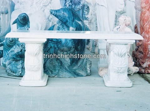 bàn ghế đá điêu khắc mỹ nghệ non nước