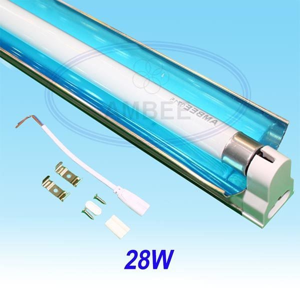 T5 Fluorescent Single Aluminum With Reflector 1.2M/28W