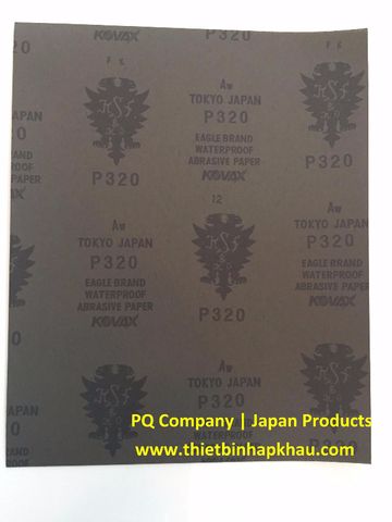  P320, Xấp 100 tờ Giấy nhám Kovax Made in Japan 911C 230 x 280mm P320. Code: 3.10.521.0014 | www.thietbinhapkhau.com | Công ty PQ 