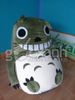 Ghế xốp lăng trụ Totoro xanh rêu