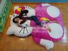Nệm Hello Kitty mền nhung hồng (1.6 x 2.1m)