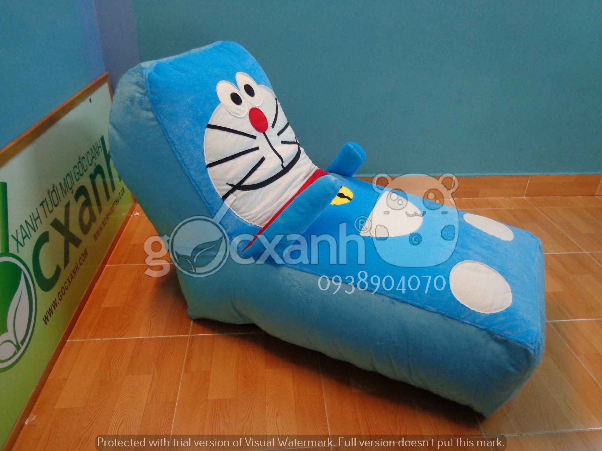 Ghế Doraemon dài (140 x 60 x 30cm)
