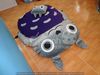 Nệm Totoro miệng mèo, Mền thun cotton lụa (1.4 x 1.9m)