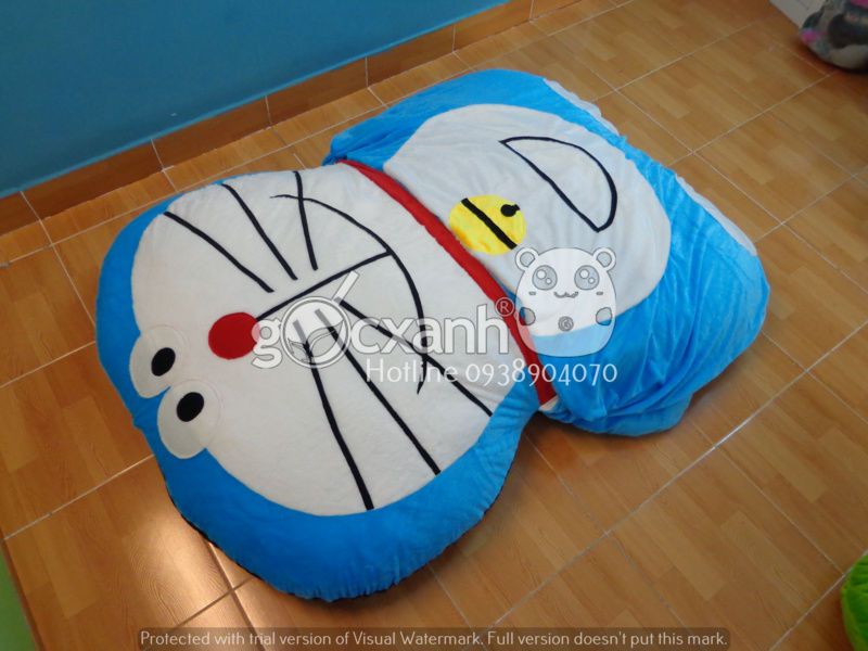Nệm Doraemon mỉm cười (1.4 x 1.9m)