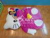 Nệm thú bông Hello Kitty mền hồng sen (1.2 x 1.8m)