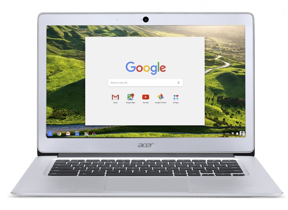Acer ra mắt Chromebook 14 với vỏ nhôm mỏng 17mm, pin 14 tiếng, CPU Celeron, giá từ 299$